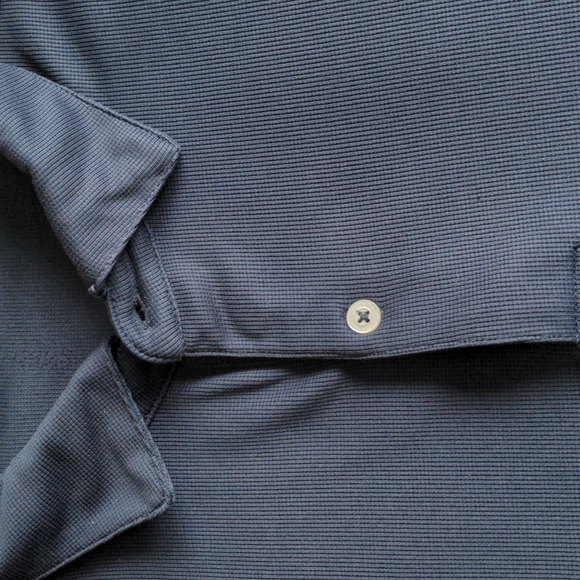 Chase Edward Golf short sleeve polyester polo size:XL Men's Navy Blue - Picture 3 of 6